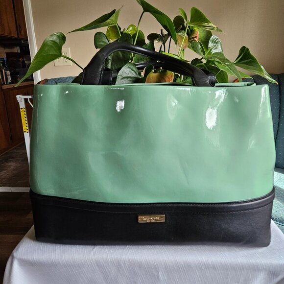 Kate Spade Chelsea Park Elena Handbag Mint Patent Leather Dust Bag-Item #691 - Picture 2 of 5
